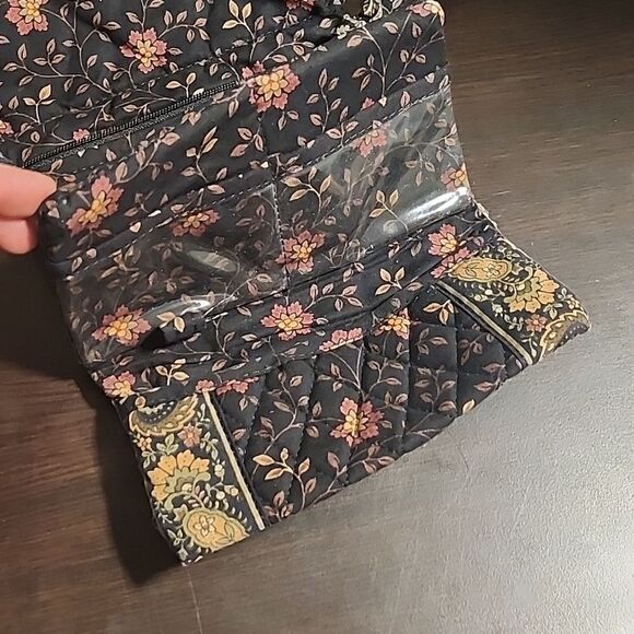 Vera Bradley small cross body velcro closure purse wallet clutch - Picture 3 of 9